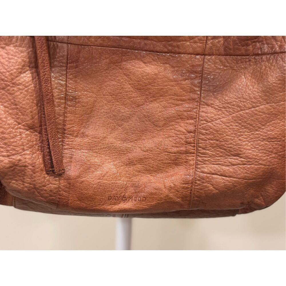 Day & Mood Women's Esther Leather Hobo Crossbody Bag Brown - Picture 6 of 8